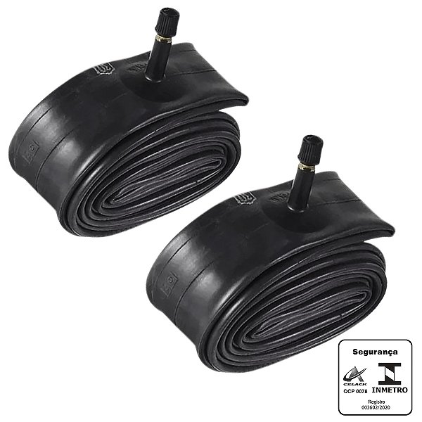 Par de Câmaras Cadeira de Rodas KENDA 24x1 3/8 (37-540) Válvula Americana Preto