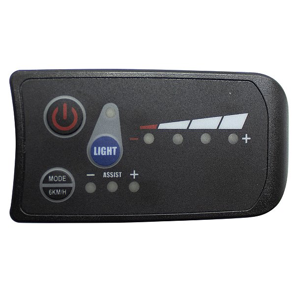 Display Led para E-bike 48v Preto