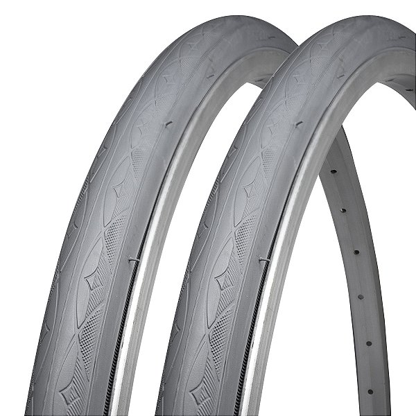 Pneus 25x1 (23-559) Wd para Cadeira de Rodas Arame - Par Cinza