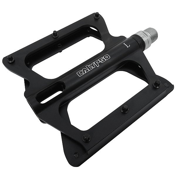 Pedal Bicicleta Calypso Fly Plataforma 9/16 Alumínio Par Preto