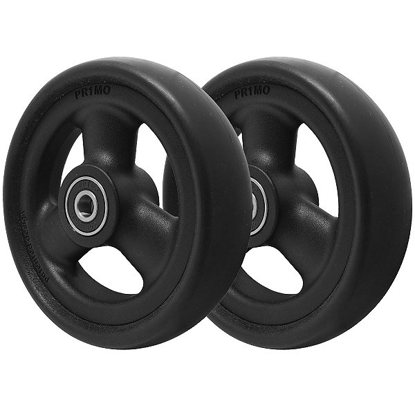 Kit 2 Rodinhas 4x1.5 Pr1mo para Cadeira de Rodas Preto