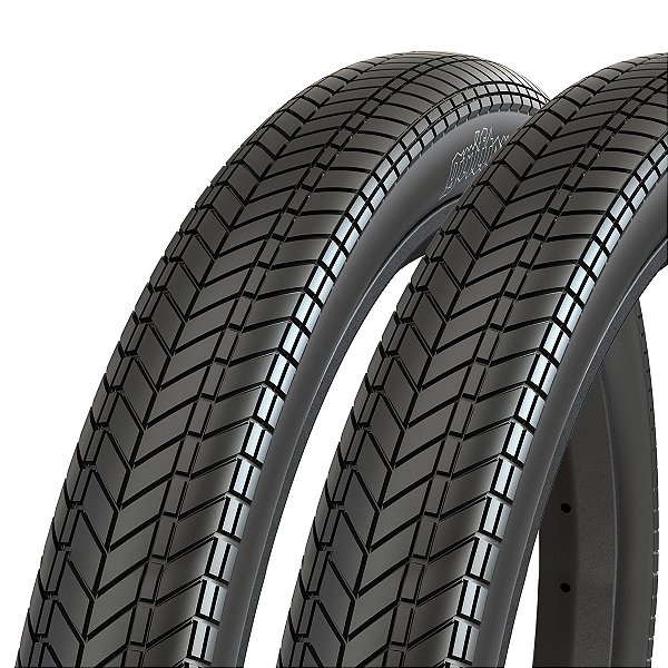Kit 2 Pneus Maxxis Grifter 20X1.85 Dobrável Kevlar Preto
