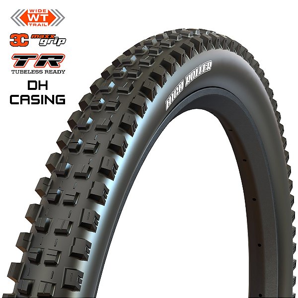 Pneu Maxxis HIGH ROLLER 27.5x2.40WT Dobrável 3CG/DH/TR Preto