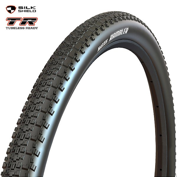 Pneu Maxxis RAMBLER 700x45C Dobrável SILKSHIELD/TR Preto