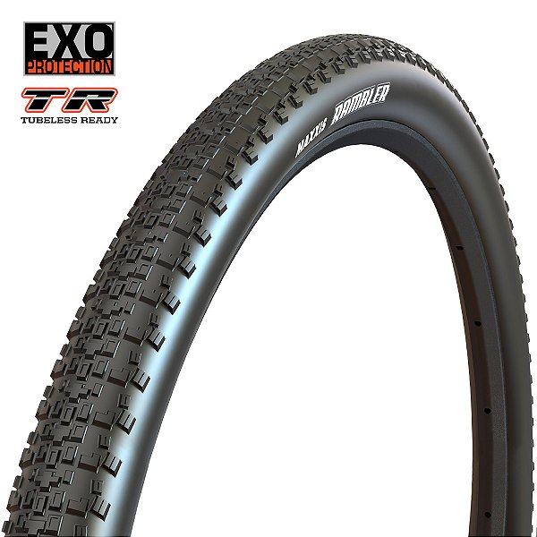 Pneu Maxxis RAMBLER 700x50C Dobrável EXO/TR 120TPI Preto