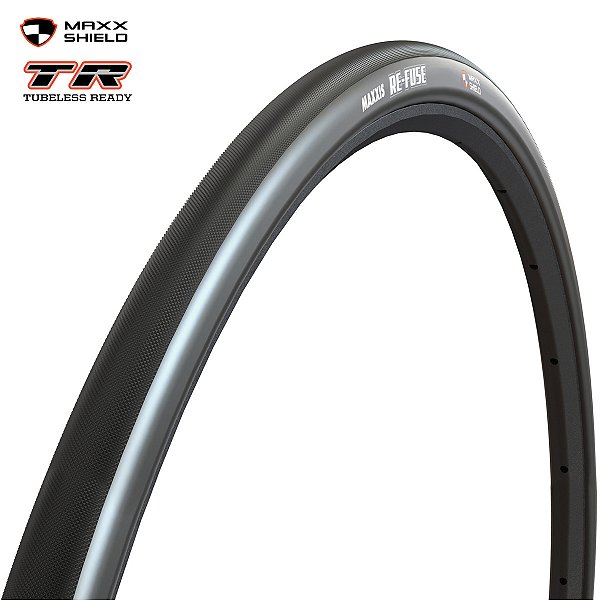 Pneu Maxxis RE-FUSE 700x32C Dobrável Carbon Fiber MAXXSHIELD/TR Preto