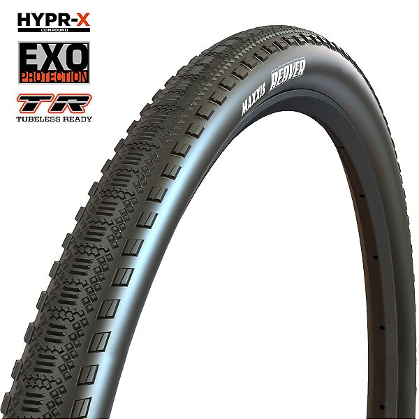 Pneu Maxxis REAVER 700x45C Dobrável HYPR-X/EXO/TR 120TPI Preto