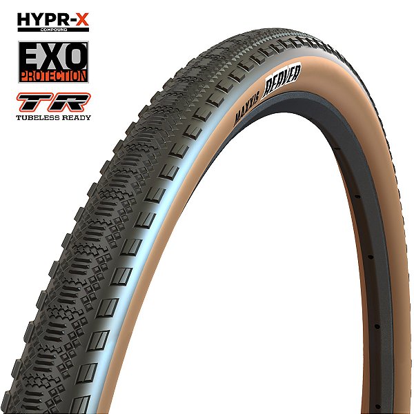 Pneu Maxxis REAVER 700x45C Dobrável HYPR-X/EXO/TR 120TPI Tanwall