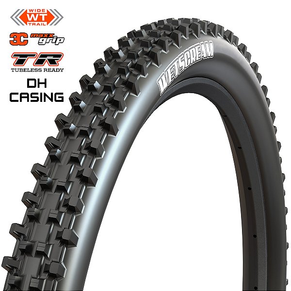 Pneu Maxxis WETSCREAM 27.5x2.50WT Dobrável 3CG/DH/TR Preto