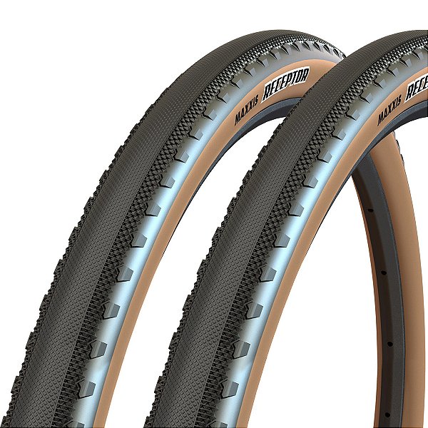 Pneus Maxxis RECEPTOR 700x40C Dobrável EXO/TR 120TPI - Tanwall (Par)