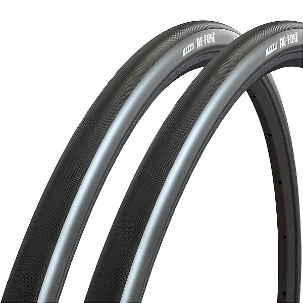 Pneus Maxxis RE-FUSE 700x32C Dobrável Carbon Fiber MAXXSHIELD/TR - Preto (Par)