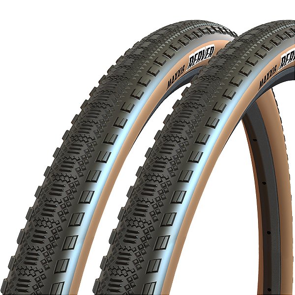 Pneus Maxxis REAVER 700x45C Dobrável HYPR-X/EXO/TR 120TPI - Tanwall (Par)