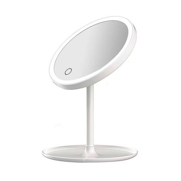 Espelho de Maquiagem Redondo com Led