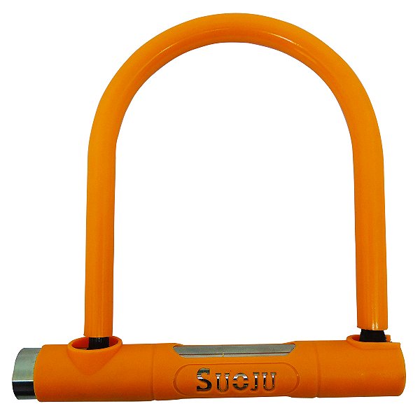 Cadeado em U com Chave Laranja