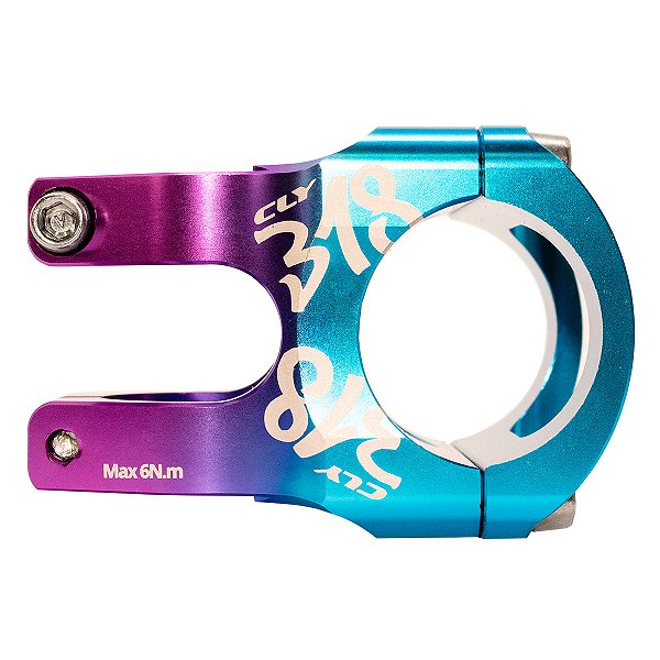 Mesa Ahead 31.8x30mm 0º Cly Pro Victory Alumínio Violeta/azul Claro