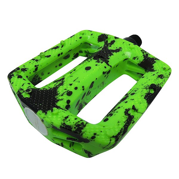Pedal Plataforma 9/16 Cly Urban Pro em Pp Verde/preto