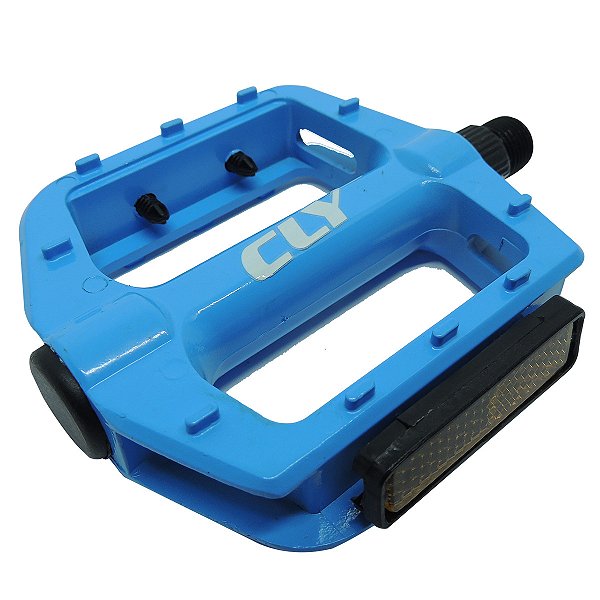 Pedal Plataforma 9/16 Cly Pro Force em Alumínio Azul