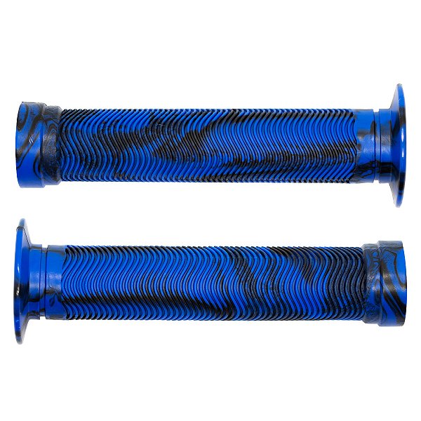 Manopla Cly Predator Bmx Freeride 150mm Grafismo Azul/preto
