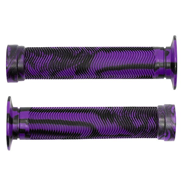 Manopla Cly Predator Bmx Freeride 150mm Grafismo Violeta/preto