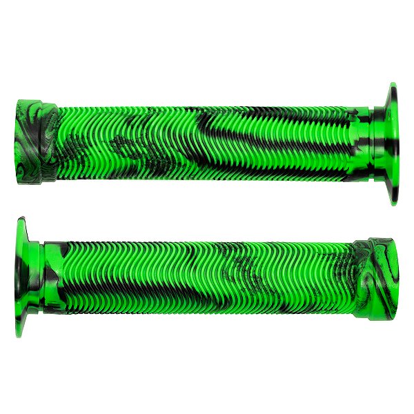 Manopla Cly Predator Bmx Freeride 150mm Grafismo Verde/preto
