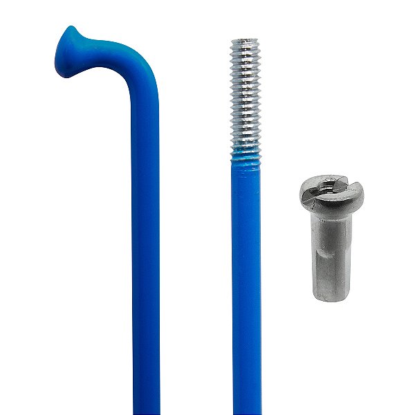 Raio Aço Azul 2x255mm com Nipples (144 Un)