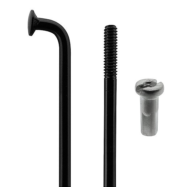 Raio Aço Preto 2x255mm com Nipples (144 Un)