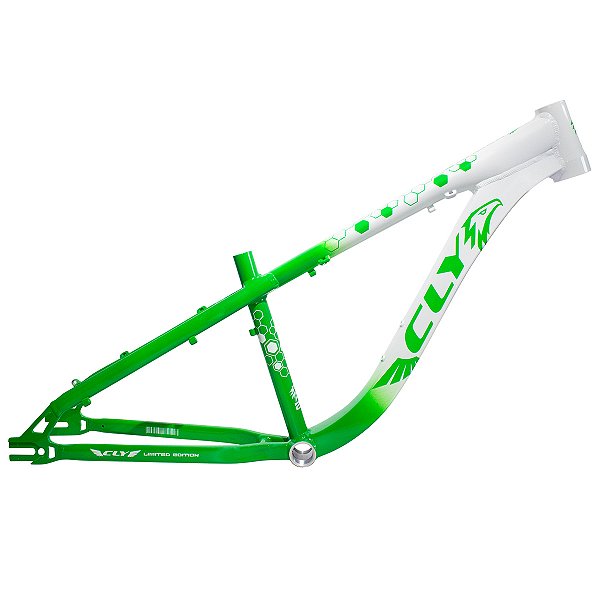 Quadro Cly Eagle Aro 26x13 Alumínio Branco/verde