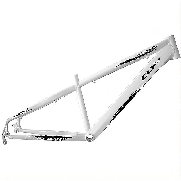 Quadro Cly Sirius Freeride 26x13.5 Alumínio Branco