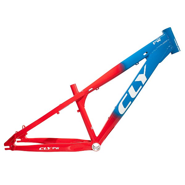 Quadro Cly Fw Aro 26x13 Alumínio Azul/vermelho