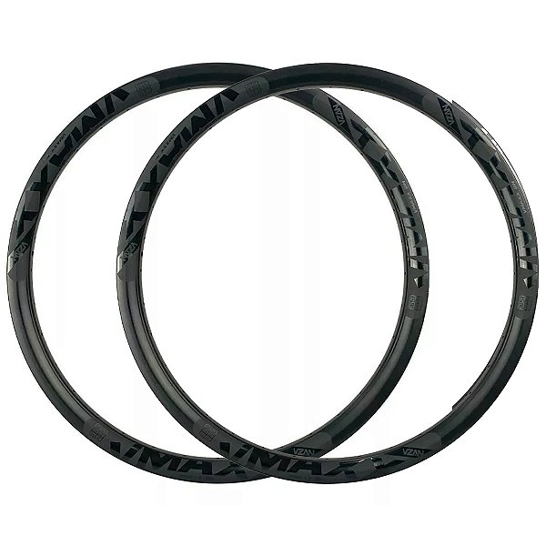 Kit 2 Aros Vzan Vmaxx Dh Disc 26x36f Alumínio Preto