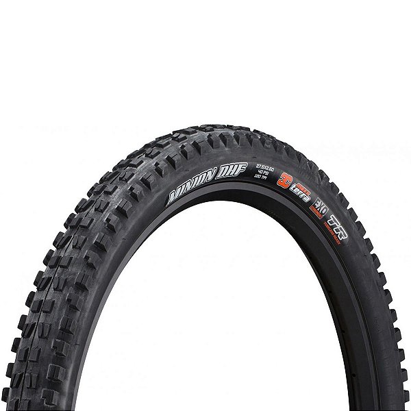 Pneu Maxxis Minion DHF 27.5x2.60 Dobrável Kevlar 3C/TR/EXO Preto