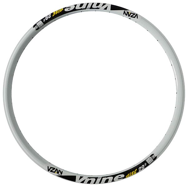 Aro Vzan VNine Disc 29x36F em Alumínio Branco