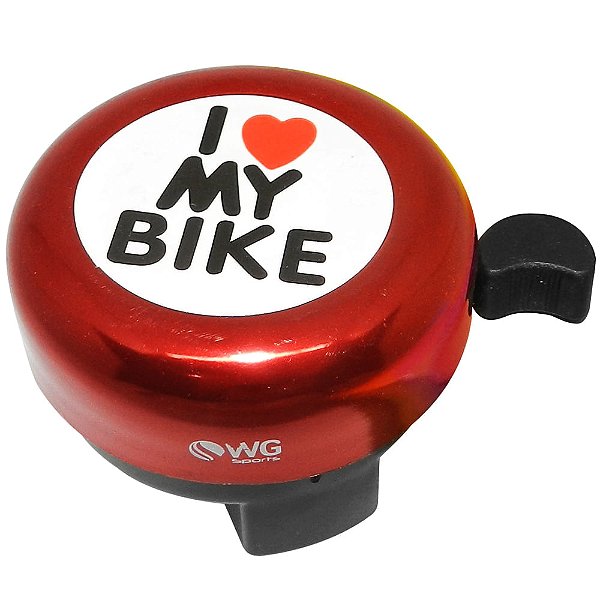 Buzina WG Sports Trim Trim I Love My Bike Vermelho