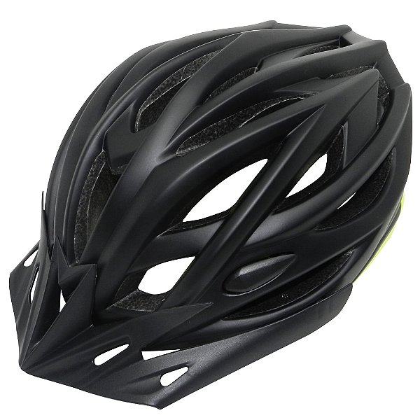 Capacete Cly In Mold MTB/Urbano para Ciclismo M Preto/Amarelo