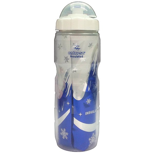 Caramanhola Isotérmica Calypso Snow Mountain 500ml Azul/Branco