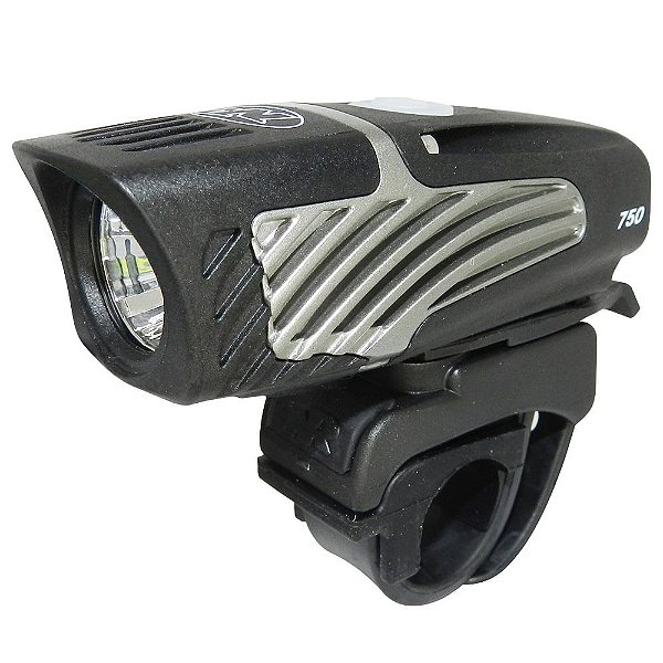 Farol de Bicicleta Niterider Lumina Micro 750 USB Preto/Cinza