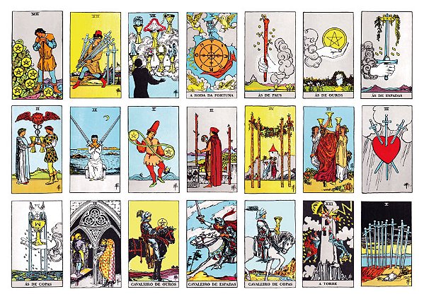 Adesivos - Tarot Rider Waite