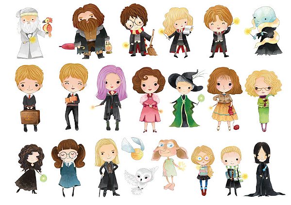 Adesivos Harry Potter