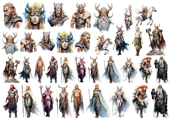 Adesivos Vikings