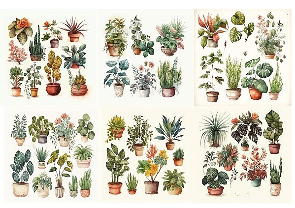 Adesivos Plantas 3