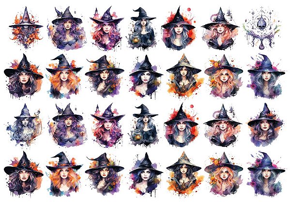 Adesivos Witch