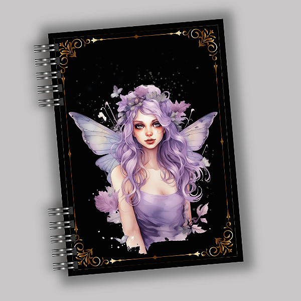 Caderno Fada Lilás