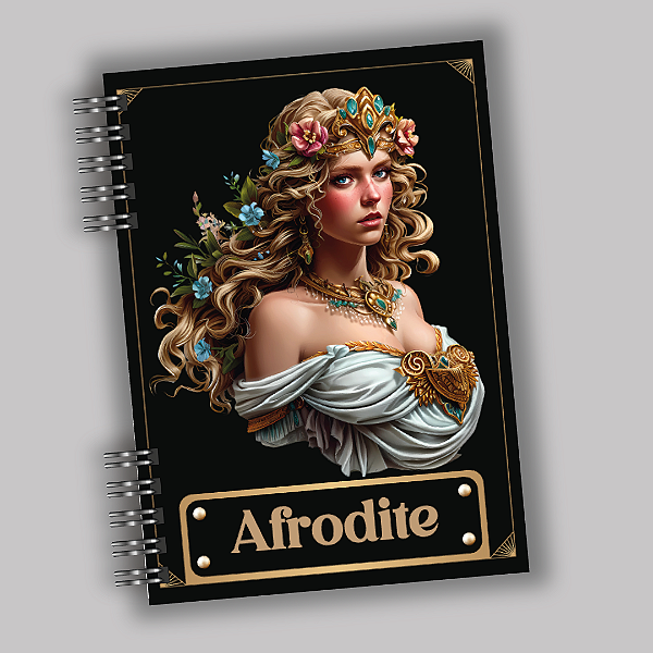 Caderno Deusa Afrodite