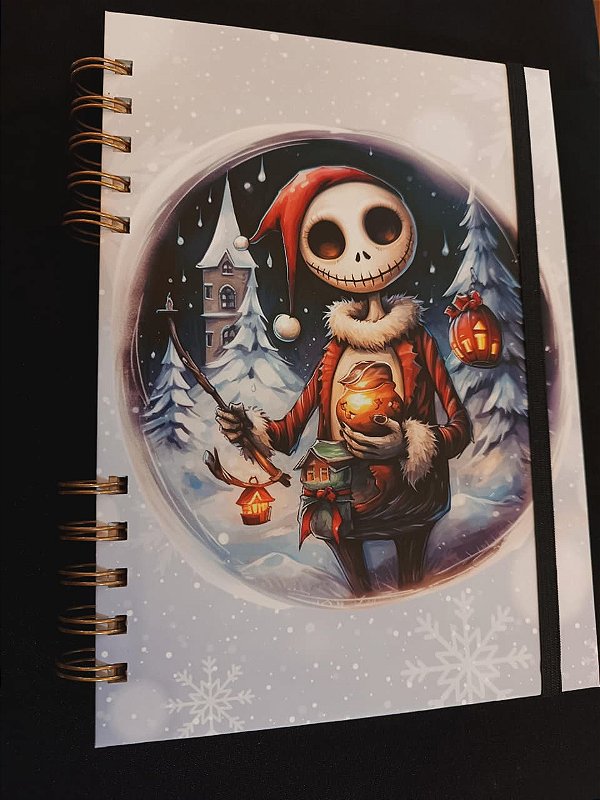 Caderno Jack Skellington Natal - 2