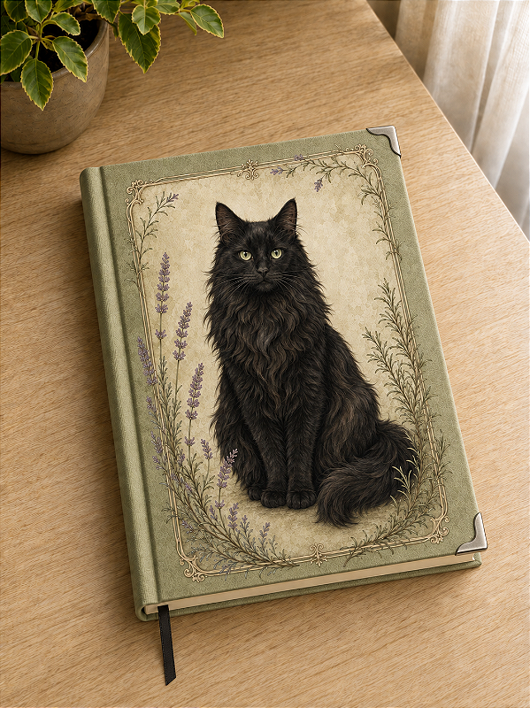 Caderno Artesanal - Coleção Gatos