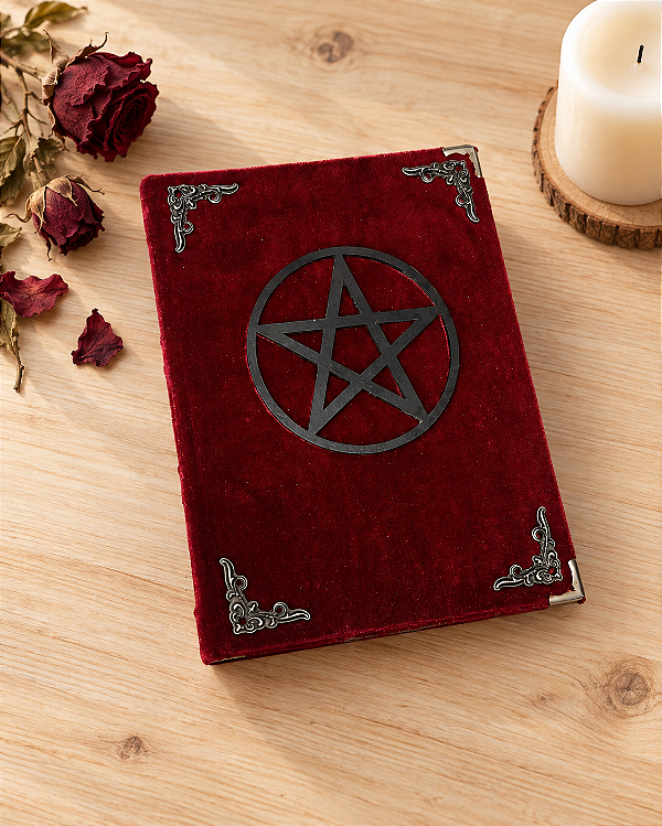Junk Journal / Grimório Temático Feitiços com Pentagrama