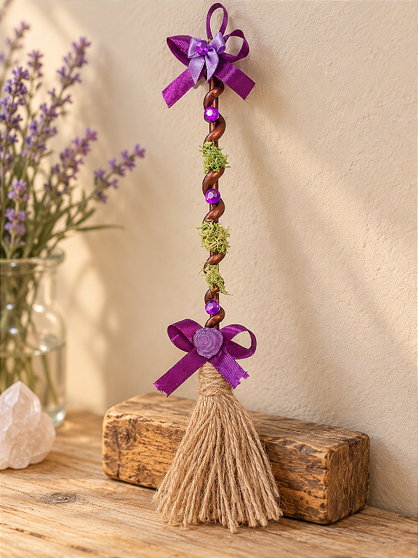 Mini Vassoura para Altar