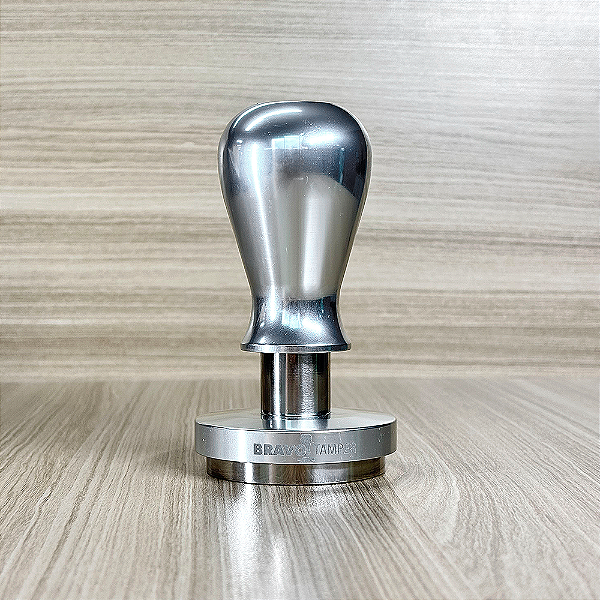 Tamper Bravo com Punho de Alumínio Prata Brilho - Outlet