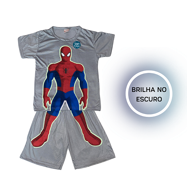 Pijama Marvel Homem Aranha tamanho 8