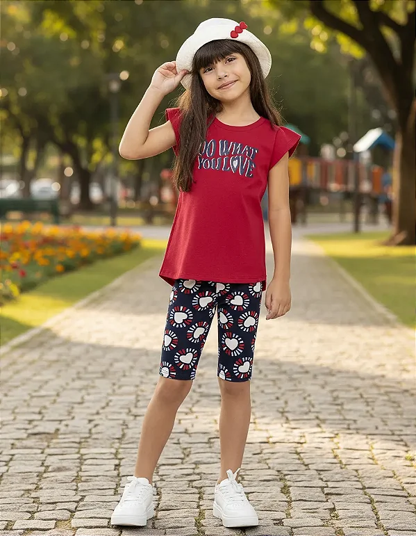 Conjunto Boca Grande CHAMA Feminino Infantil 12